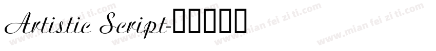 Artistic Script字体转换